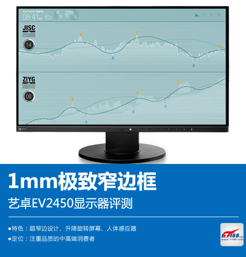 1mm极致窄边框 艺卓EV2450显示器评测