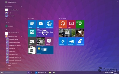 Windows 10 Build 10108上手体验截图