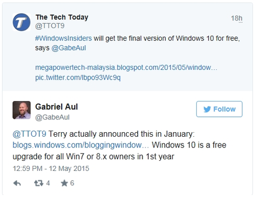 别高兴太早了！Windows 10仅第一年免费