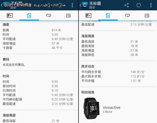 佳明Vivoactive手表评测：路跑试用