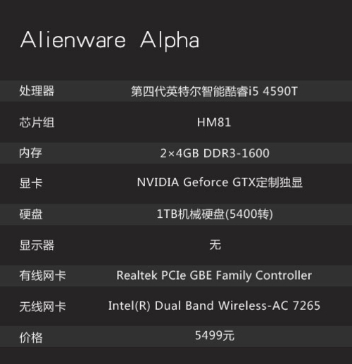 Alienware alpha 性能测试