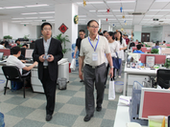 智慧民航研讨会专家团莅临国信灵通参观