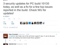 Windows10 Build10130迎来三款安全更新