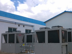 芬尼空气能热水器内蒙大草原再树样板
