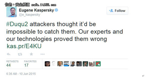 卡巴斯基：攻击IT安全企业非常愚蠢