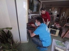 家电管家清洗志愿者 为空巢老人送温暖
