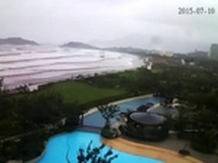 “灿鸿”来袭 网易青果摄像机直击现场