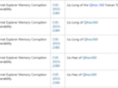 补丁日微软发安全公告  再次致谢360