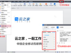 WPS预置金蝶云之家企业即时通讯服务