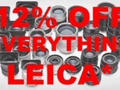 徕卡降价继续 12%降幅将持续到8月底