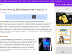 力压国际大牌 荣耀6印度最畅销手机前5