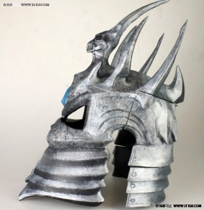 3D打印《魔兽世界》大Boss巫妖王的头盔