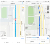 高德百度地图对比评测 坐公交也能导航?