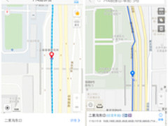 高德百度地图对比评测 坐公交也能导航?