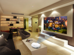 神画Y1J智能投影画质逼近物理屏电视