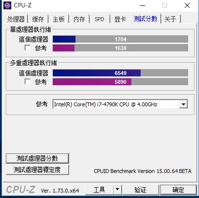 默频下性能对比4770K 有不小性能提升