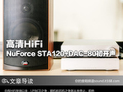 高清HiFi NuForce STA120+DAC-80初开声