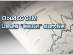 CloudCC CRM让企业举重若轻处理大数据