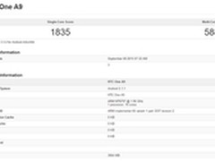 4GB内存 十核HTC One A9跑分曝光