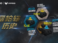 也玩土豪金 雷柏V500RGB机械键盘仅299