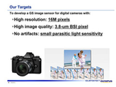 奥林巴斯新3D堆叠和全域快门传感器曝光
