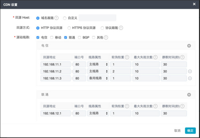 一举即多得UPYUN CDN 2.0 多源站配置