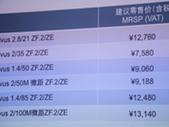 售价亲民 蔡司发布六款Milvus系列镜头