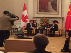 中加首都市长见证国信灵通与渥名企合作