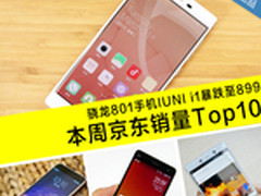 IUNI i1暴跌至899元 本周京东销量TOP10