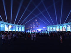 松下投影机助力中国灯饰之都灯光文化节