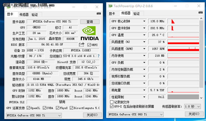 映众GTX980ti冰龙超级版 性能表现