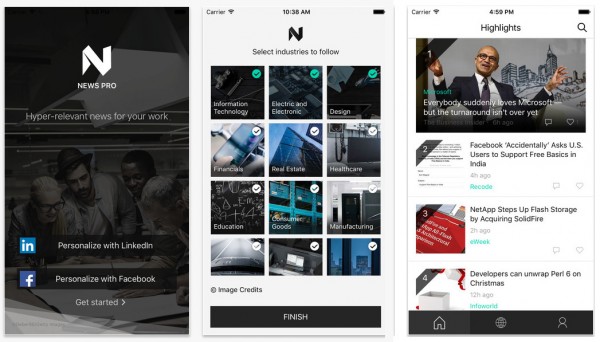微软推出iOS新闻聚合软件News Pro