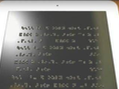 科研人员已开发出给盲人用的“iPad”