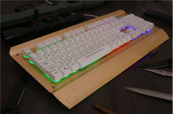 炫光X300土豪金版键盘成非常好的利器