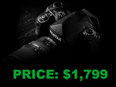 约1.17万元 宾得正式发布全画幅单反K-1