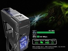 USB3.0全黑化线材 魔兽5分体式游戏机箱