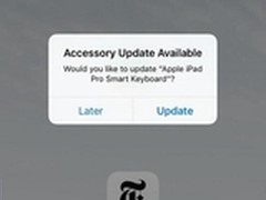 iPad Pro键盘固件升级修复数据传输问题