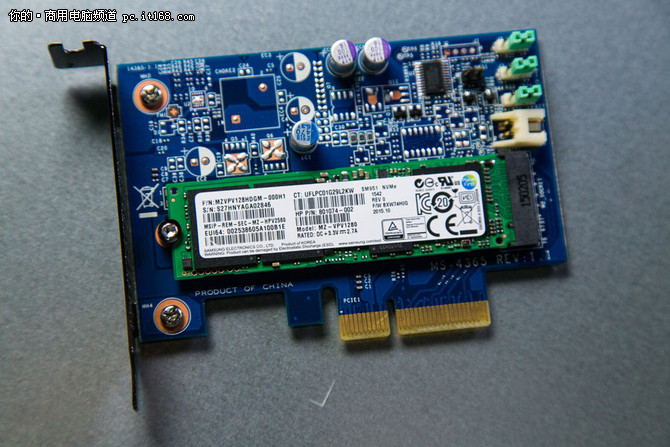 接口扩展无比齐全 PCI-E接口卡满载