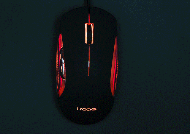 卖灯的 i-rocks im6幻彩翼游戏鼠标上市