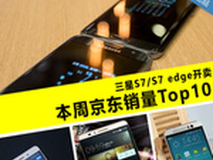 三星S7/S7 edge开卖 本周京东销量Top10