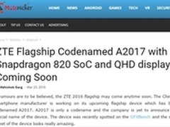 代号A2017 中兴骁龙820旗舰新机曝光