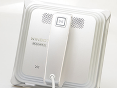 科沃斯W830擦窗机器人 测试擦窗能力