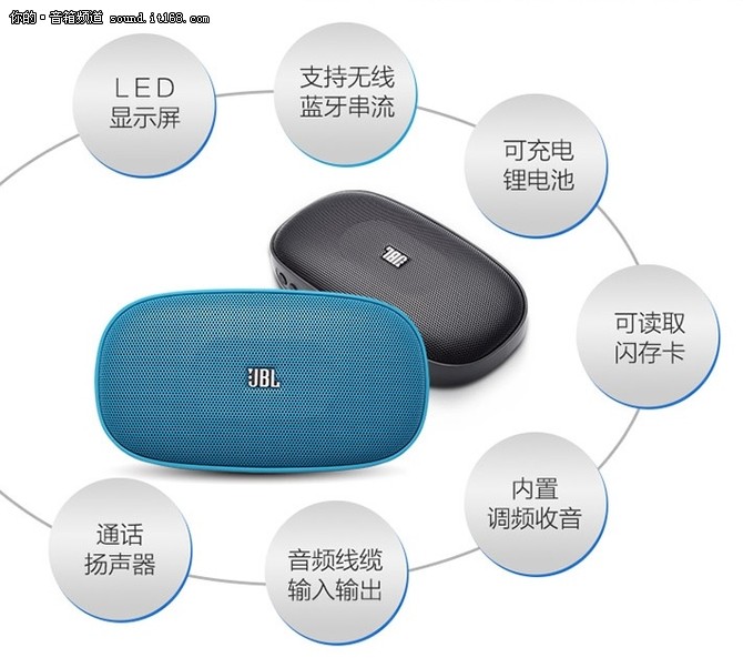 JBL SD-18多功能蓝牙音箱-控键&试听