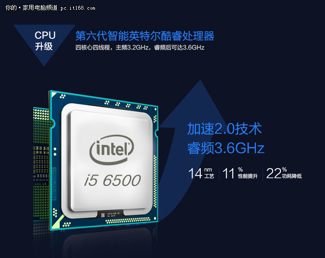 宁美国度 四核i5 6500GTX960打游戏