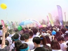 The Color Run开跑 奥克斯跑团引沸腾