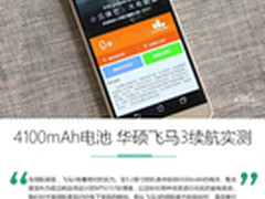 4100mAh大电池 华硕飞马3续航实测