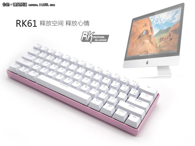 RK发布Cherry轴版RK61蓝牙机械键盘