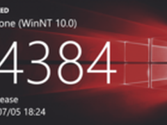 Windows 10周年更新版本为Build 14384