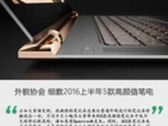 外貌协会 细数2016上半年5款高颜值笔电