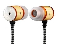 天然环保竹子材质重低音 雅狐耳机9.9元